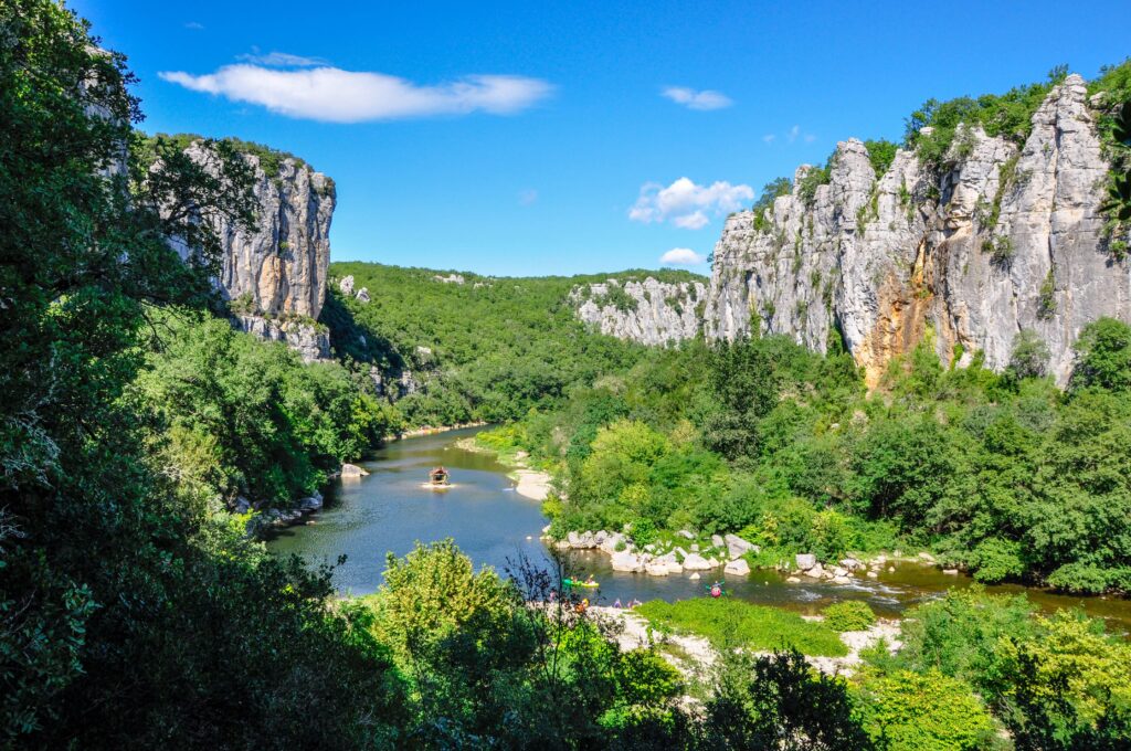 Canoë sur le Chassezac Canoë sur le Chassezac